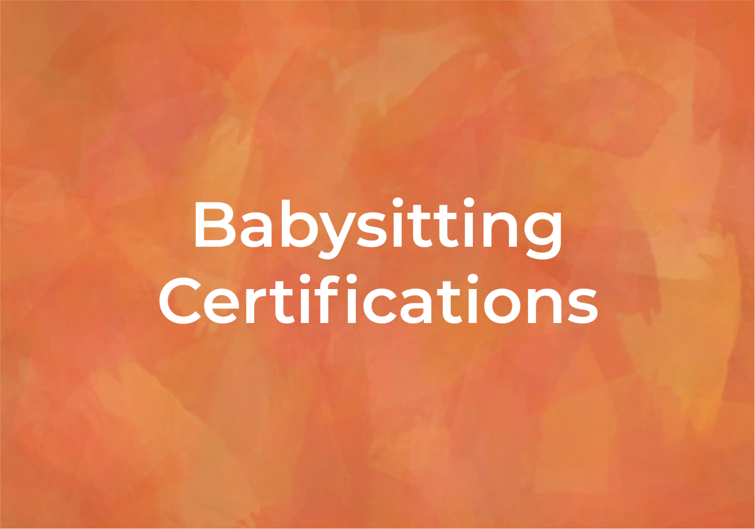 capital distrct ny babysitting certification class