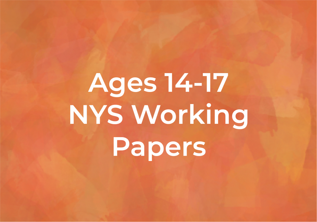 Fairmount Community Library Teens and High Schoolers, Ages 14-17 NYS Working Papers, Fairmount, Camillus, Syracuse New York